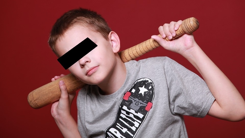 Благо, что в моей школе с битами не ходили.