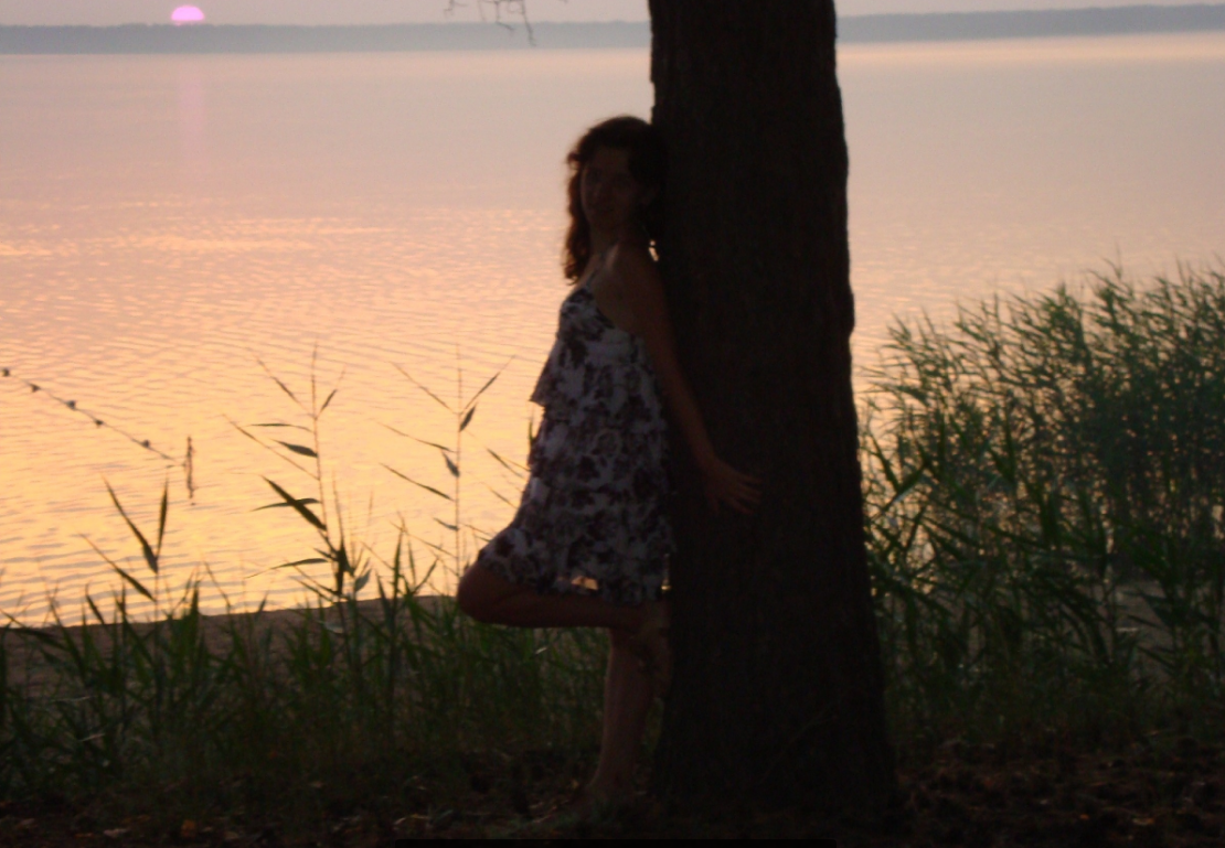 Озеро на закате. Фото из личного архива автора. 2012 г. 