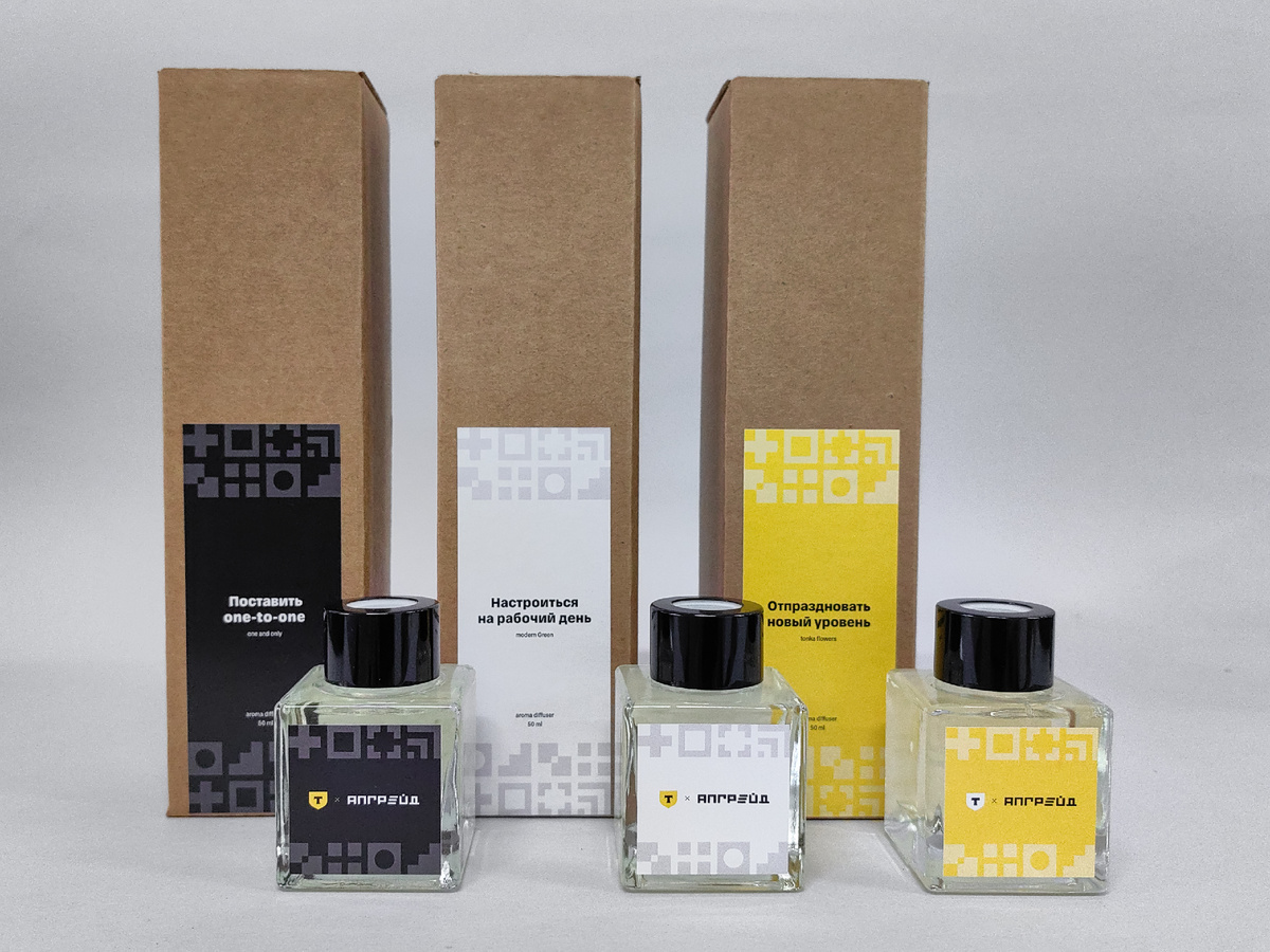 Пример аромадиффузоров для "Т-Банк" от BOCA AROMA