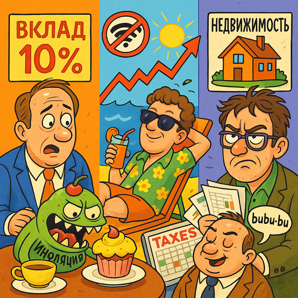 Инвестшахматы: инфляция ест, акции летают, горе-риэлтор рассказывает, как он “почти купил бы тоже”.