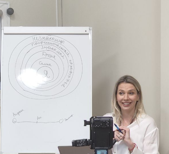 Ирина ведет семинары для родителей и занятия в детско-родительских программах MSM