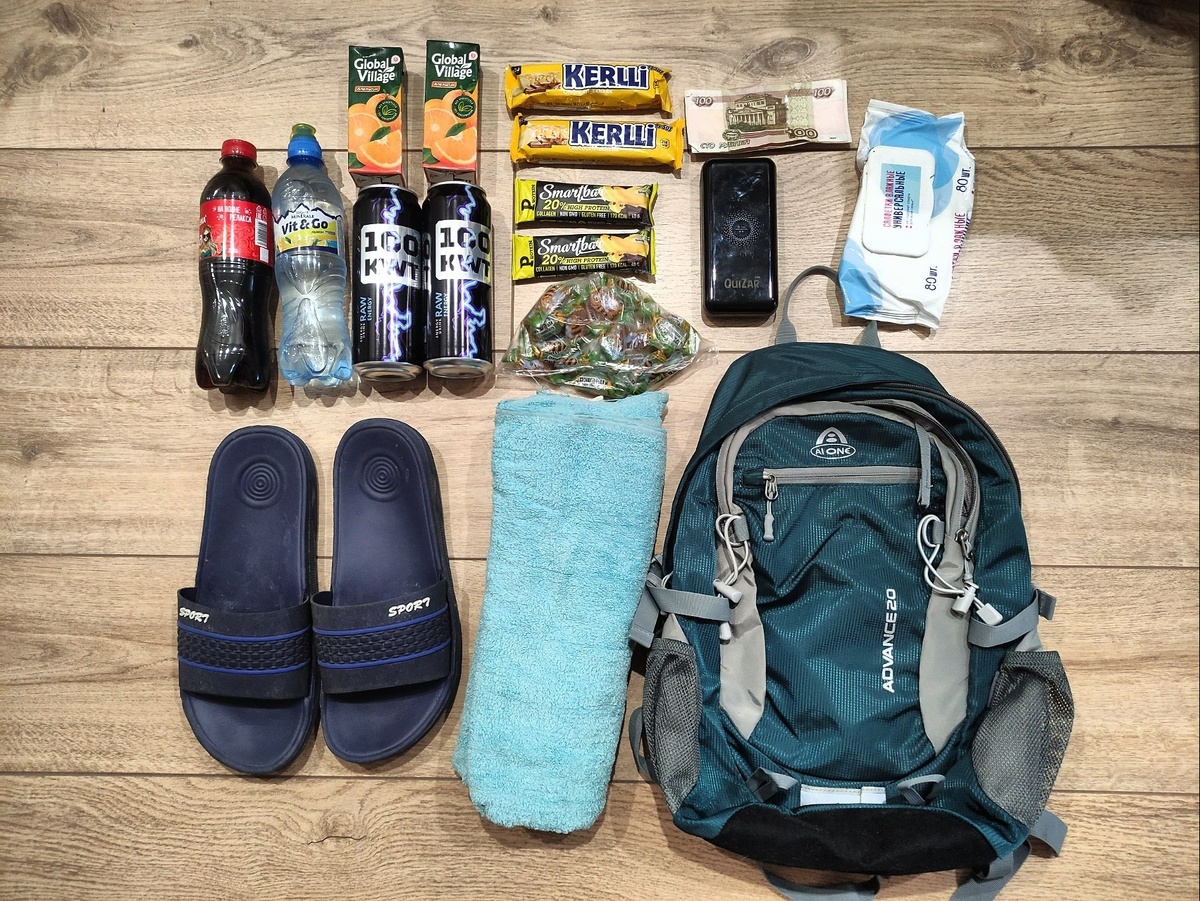 Так я подготовился к забегу