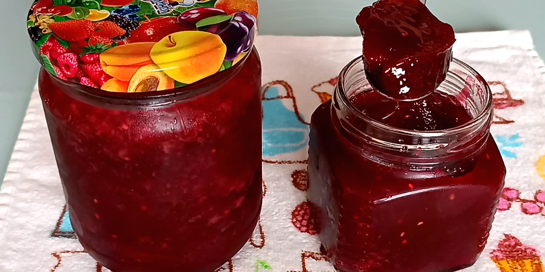 📌 Желе из малины на зиму - без желатина и загустителей