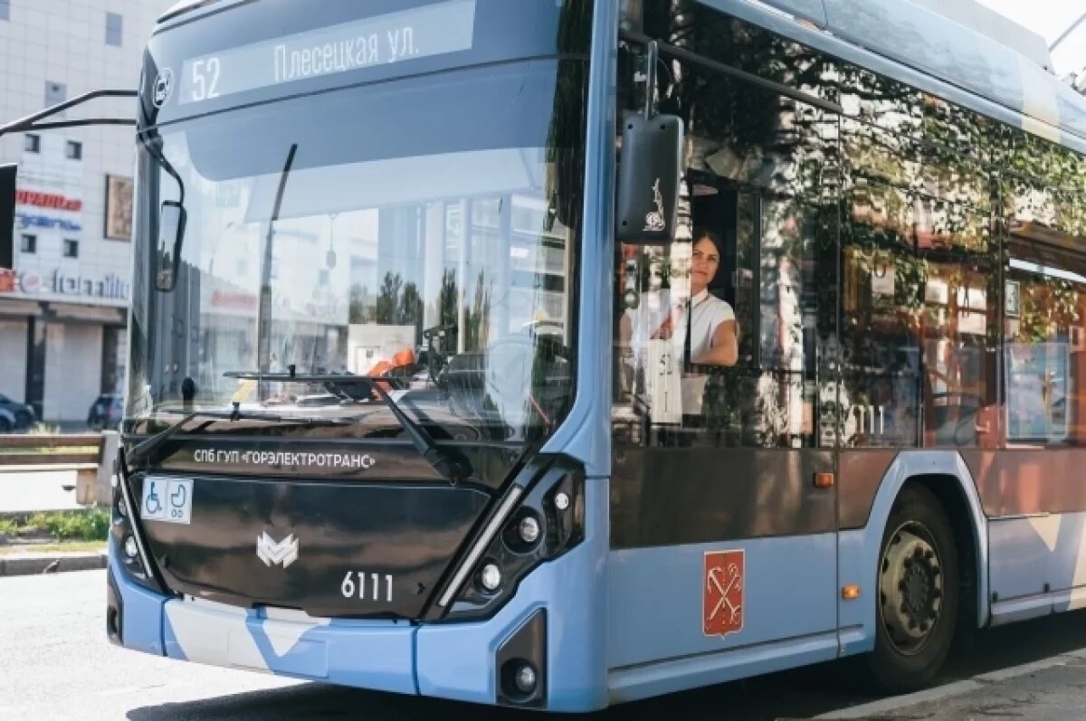    В Выборгском районе начали курсировать два новых троллейбуса