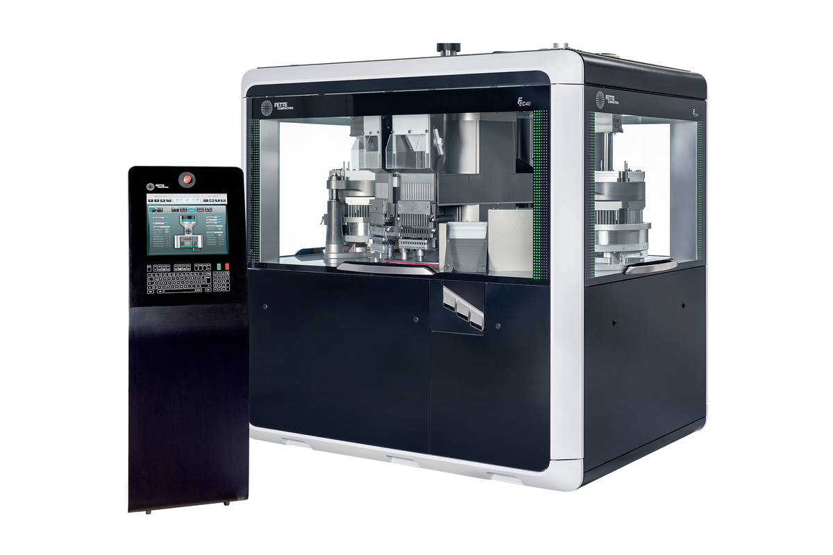 Двух роторный таблеточный пресс компании Fette