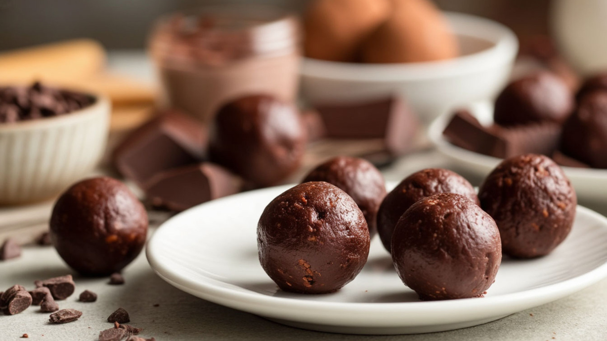 Шоколадные шарики за 5 минут – даже ребенок справится! 🍫⚡