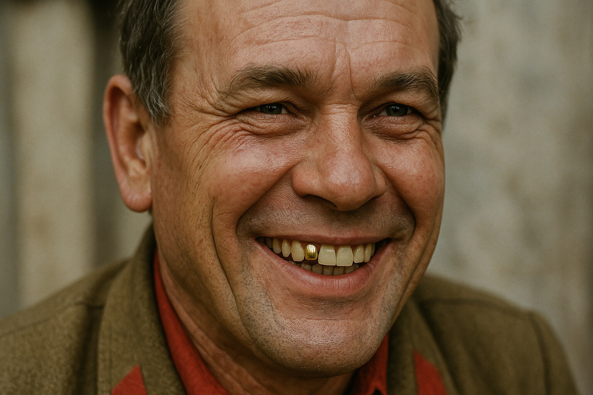    В СССР золотые зубы считались символом достатка и модным элементом