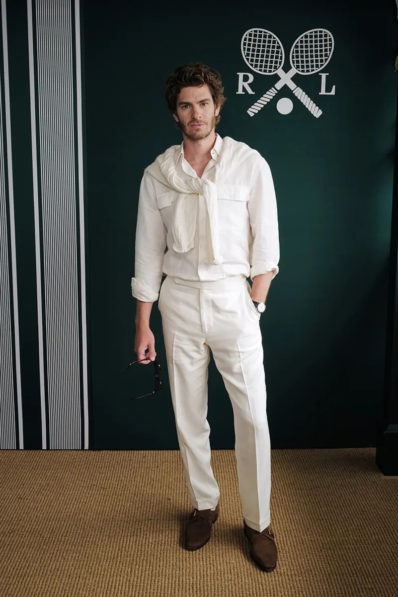 Эндрю Гарфилд в одежде Ralph Lauren Фото: WireImage Getty Images for Ralph