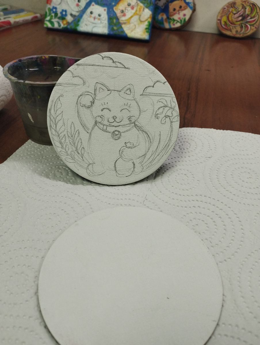 Ждёт, когда я вдохновлюсь