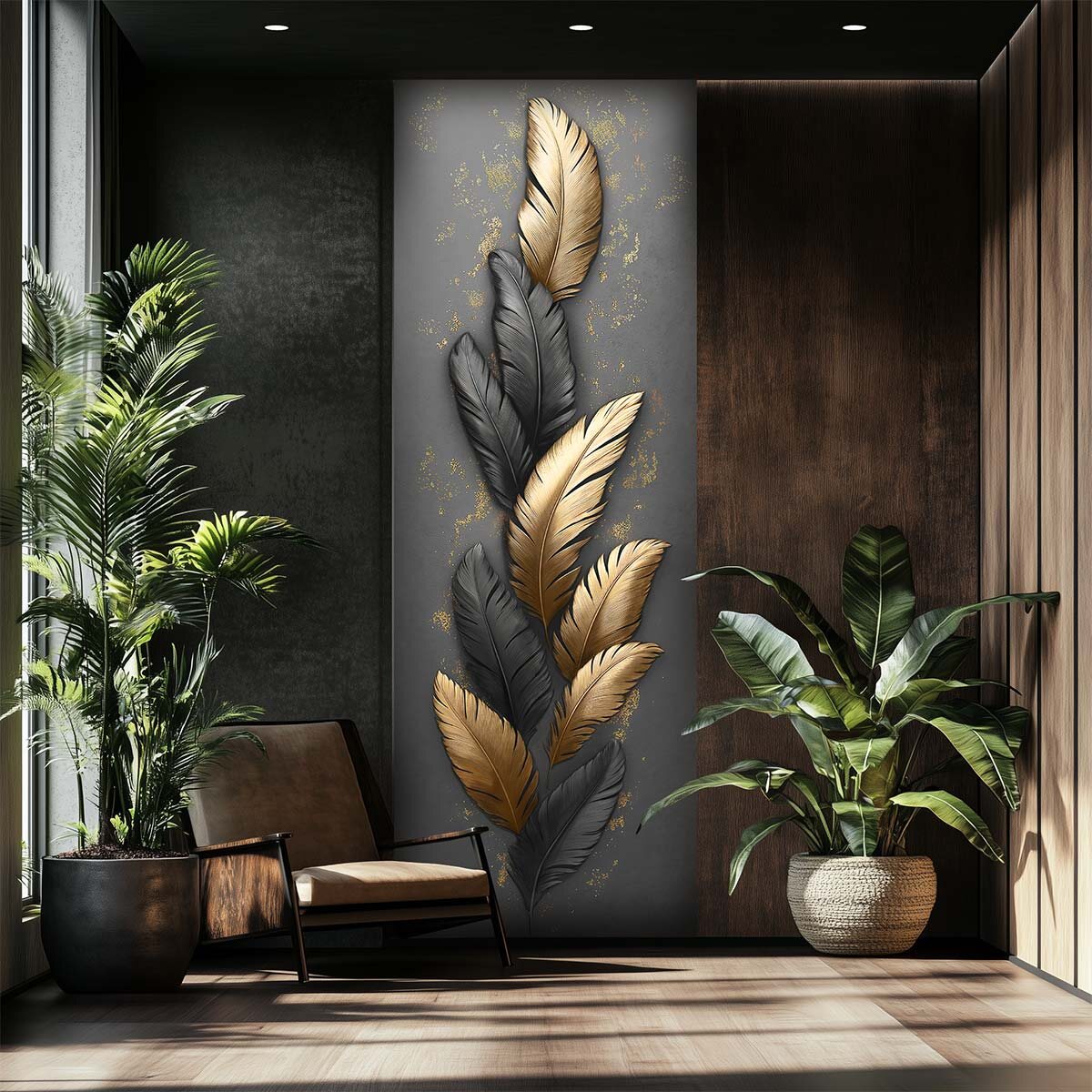 Интерьерное решение для квартиры или дома с флизелиновыми фотообоями VEROL. Артикул на WB: 430132159.