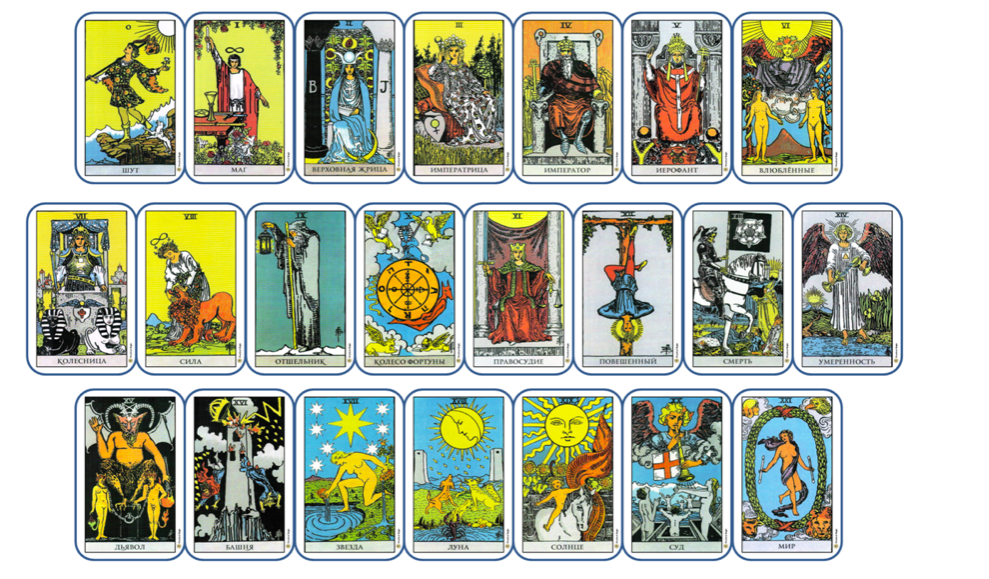 «Дзен»📷Так выглядят 22 карты Таро