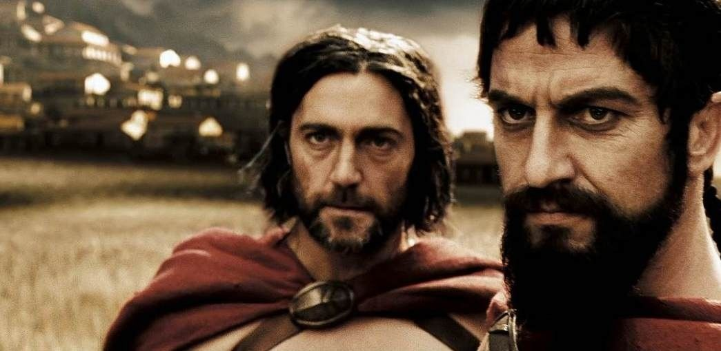 Кадр из фильма "300 спартанцев" 2007-го года