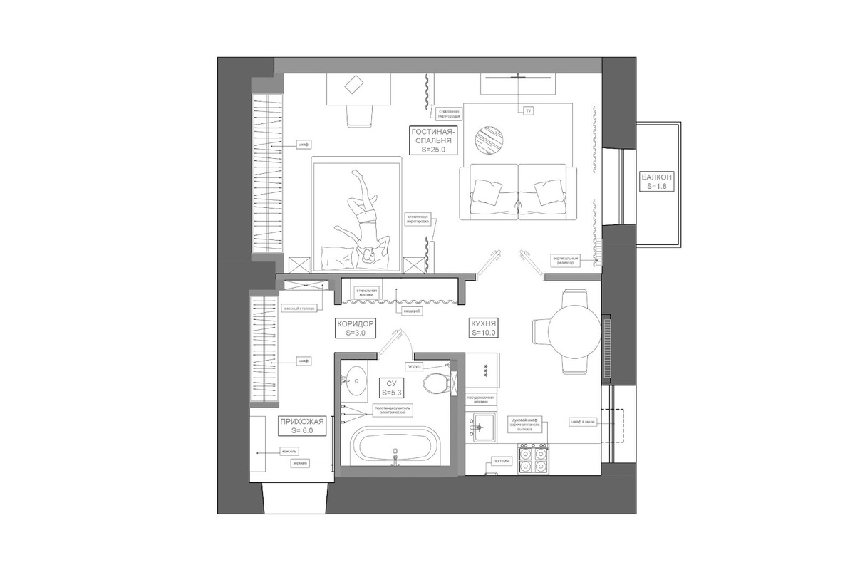 Планировочное решение