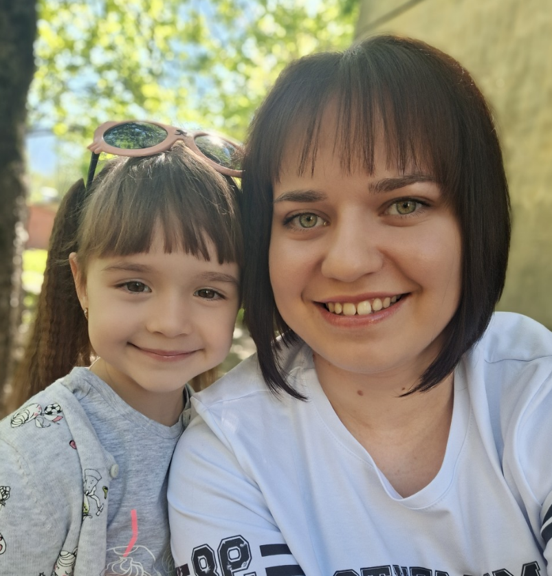 Фотография Кати с дочерью