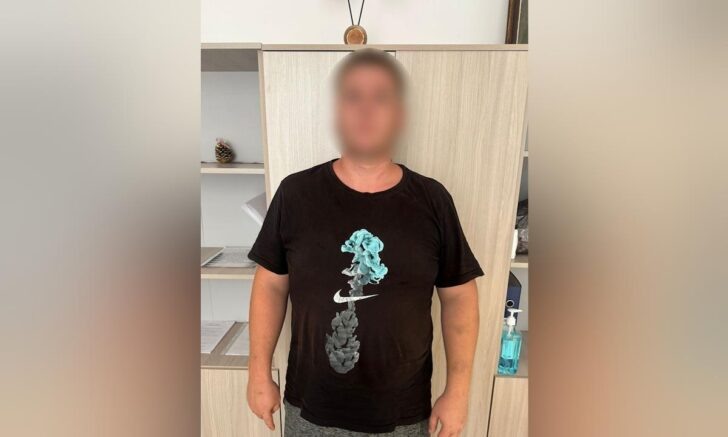    Подрозреваемый в преступлении. Фото: t.me/OMVD_Anapa_news