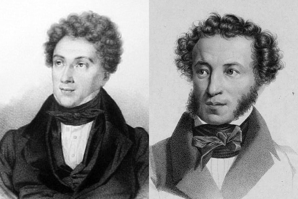 молодые Дюма и Пушкин 