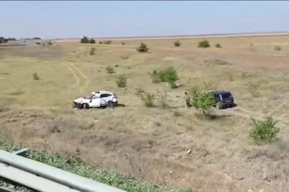    Волгоградец погиб в опрокинувшемся корейском кроссовере – видео