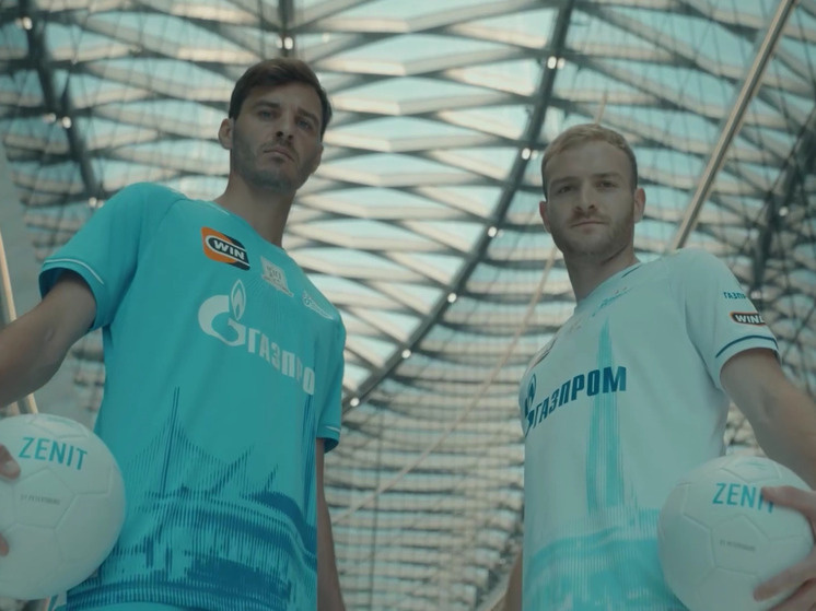     Главными элементами дизайна формы стали знаковые архитектурные объекты Северной столицы. Фото: пресс-служба ФК «Зенит»