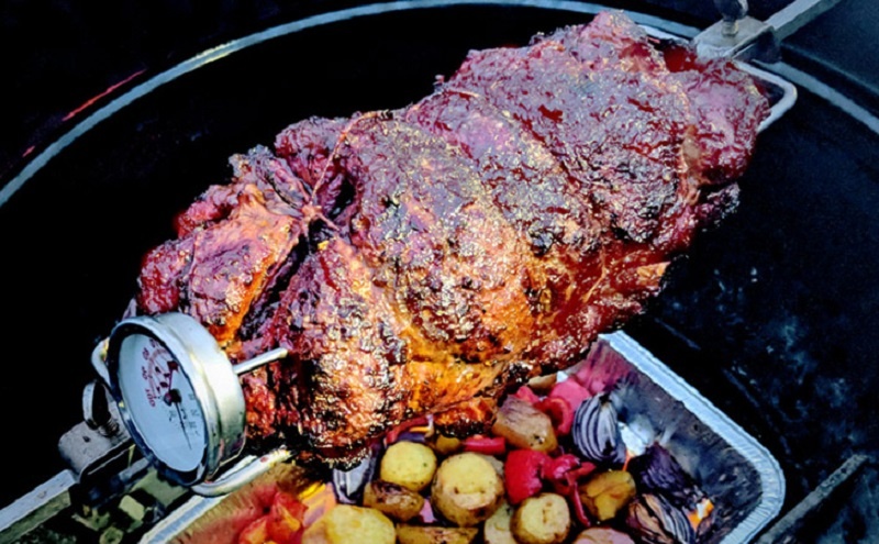 Копчёная баранья нога целиком: праздничный деликатес с ароматом костра