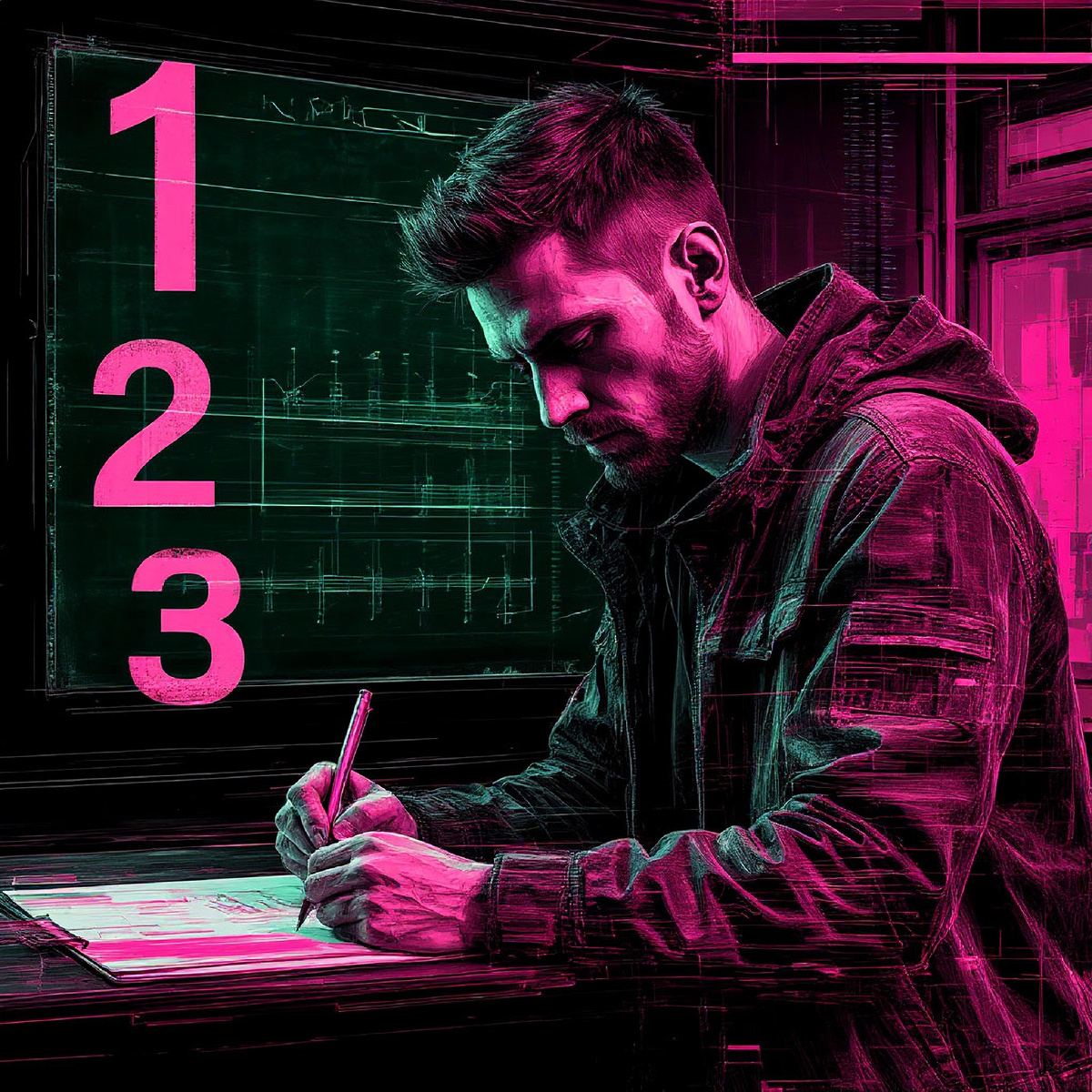 Интерактивный визуал : цифры