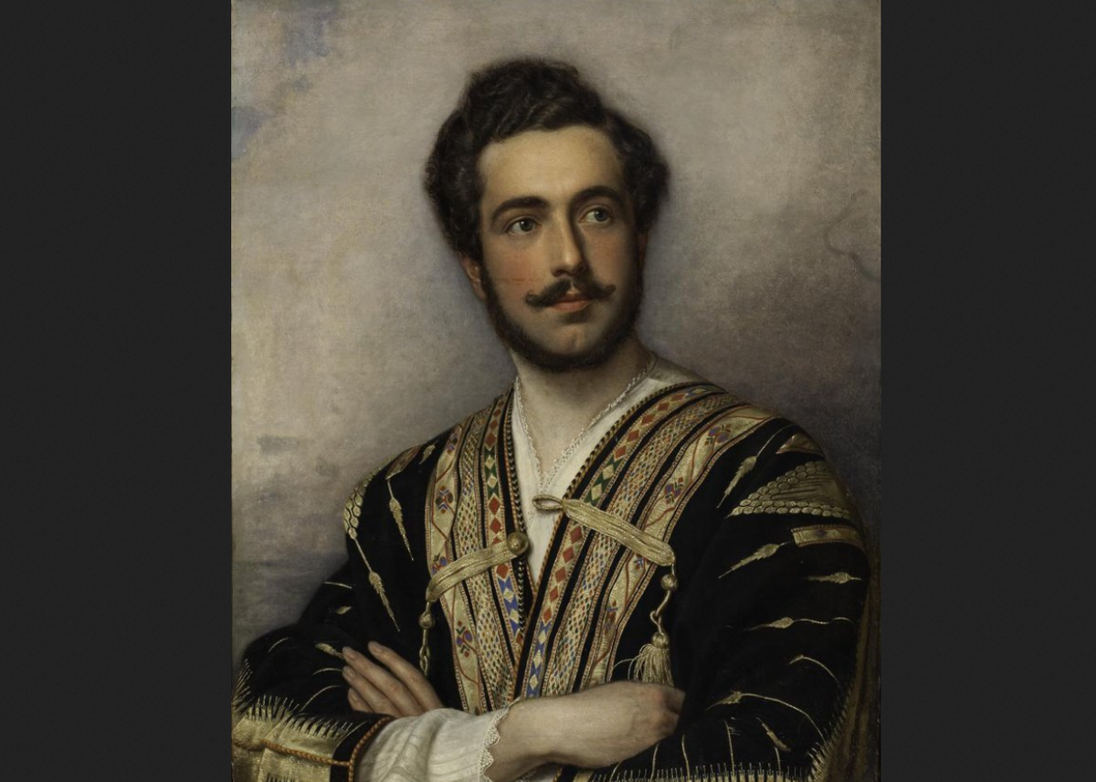 Йозеф К. Штиллер. "Портрет князя Г.Г. Гагарина", 1837-39.