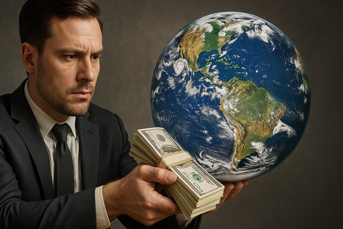    Даже если бы у Земли был ценник, купить ее все равно бы никто не смог