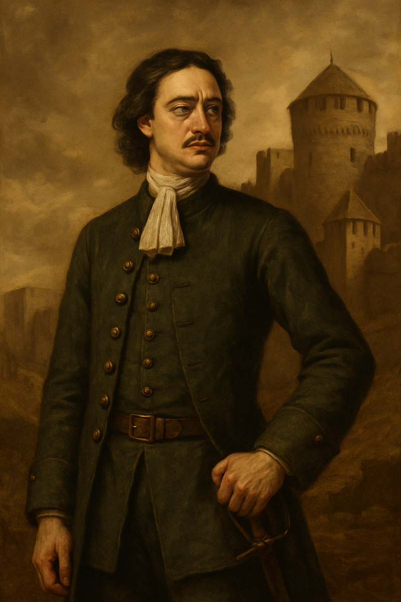 Петр I в 1696 году. Реконструкция по описаниям современников