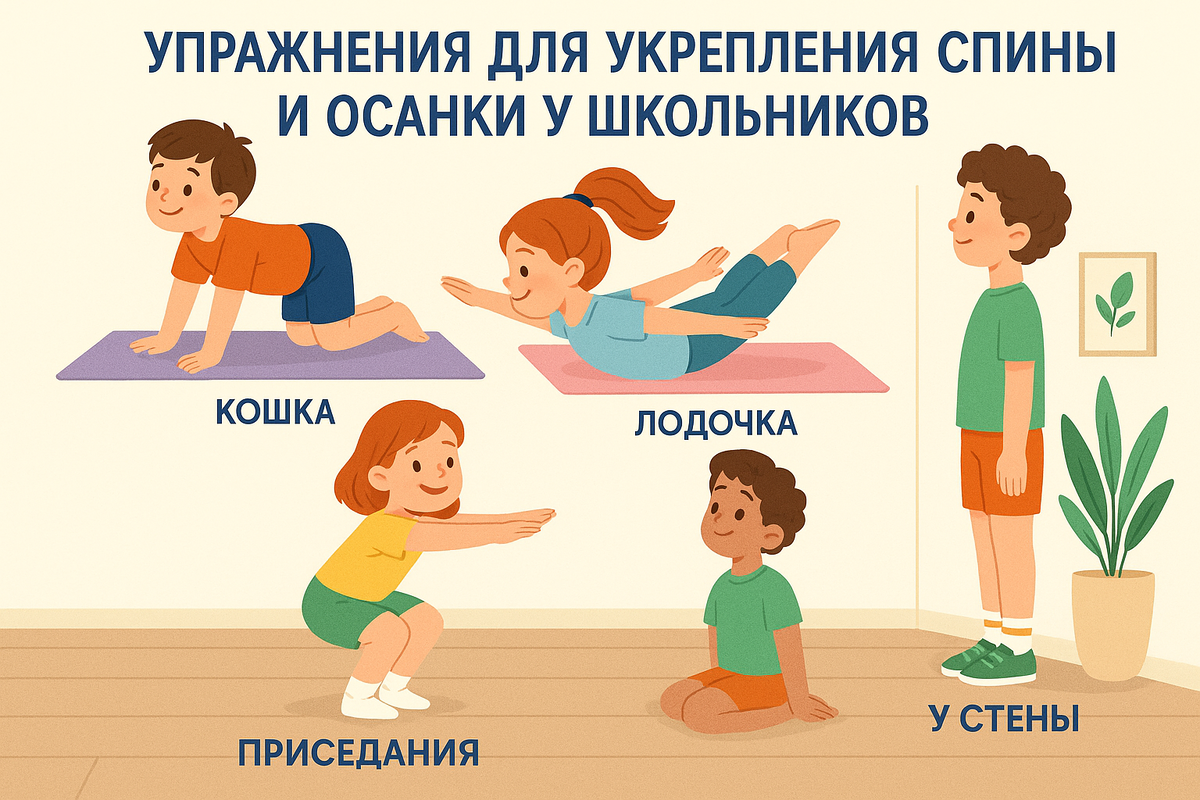 Зарядка для детей - основа здоровья в будущем