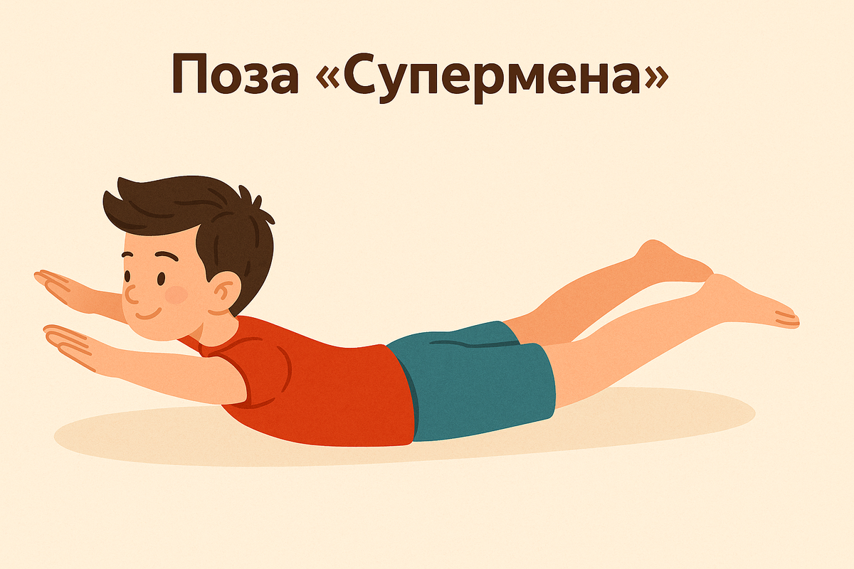Упражнение "Поза Супермена"