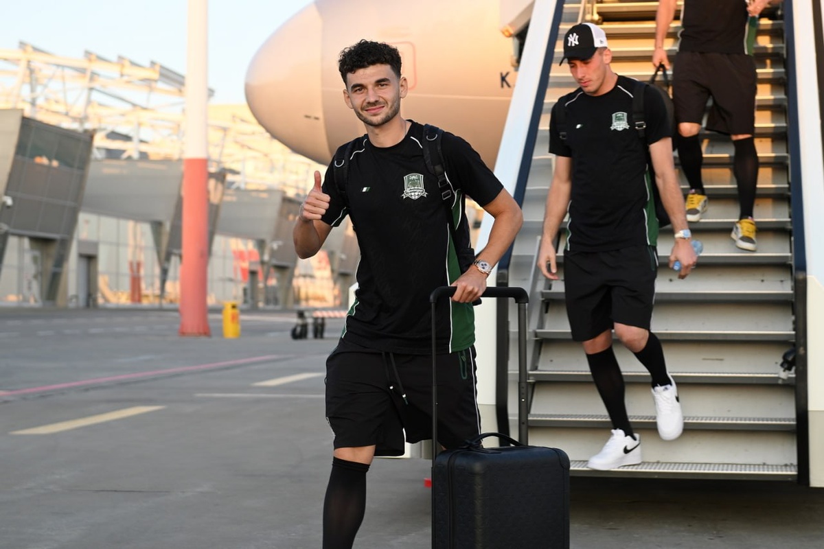    "Краснодар" уже прилетел в Казань. Фото: пресс-служба ФК "Краснодар"