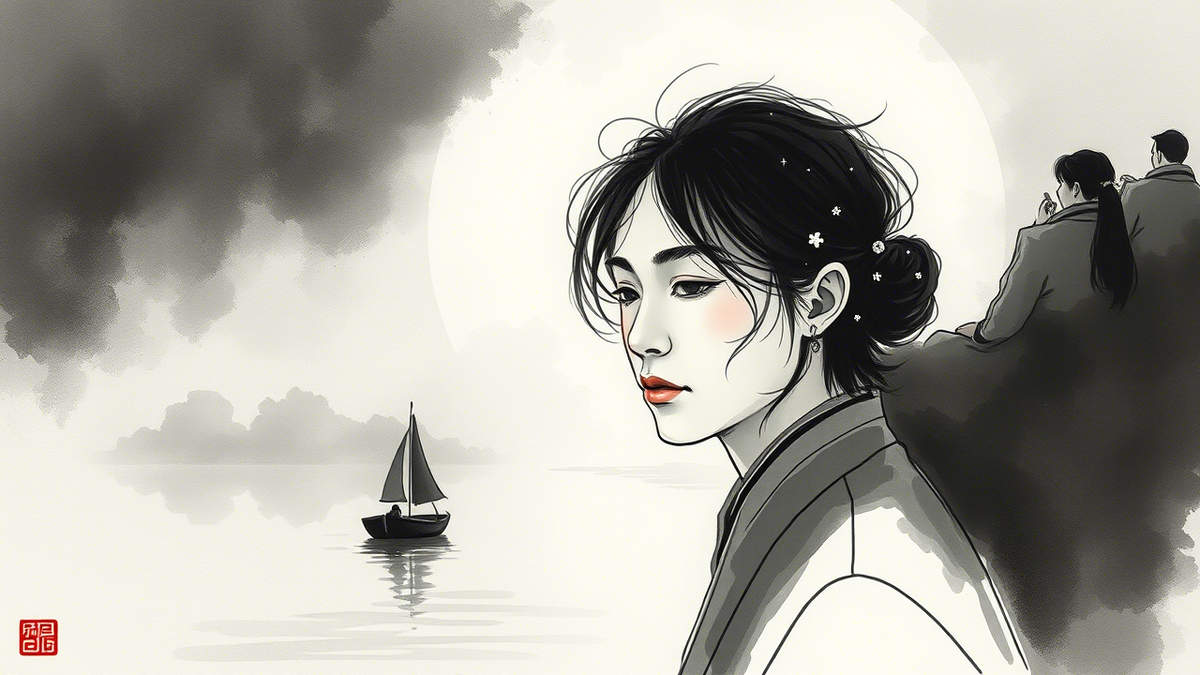 Рисунок GPT (промпт: нарисуй портрет человека следуя этим девяти правилам)