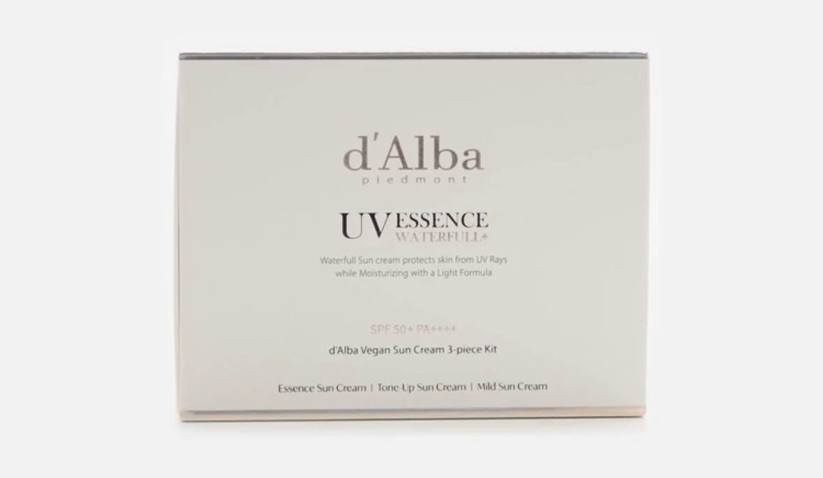 D'ALBA vegan sun cream kit 