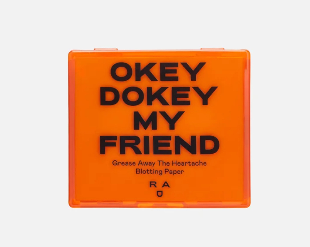 RAD grease away the heartache blotting paper