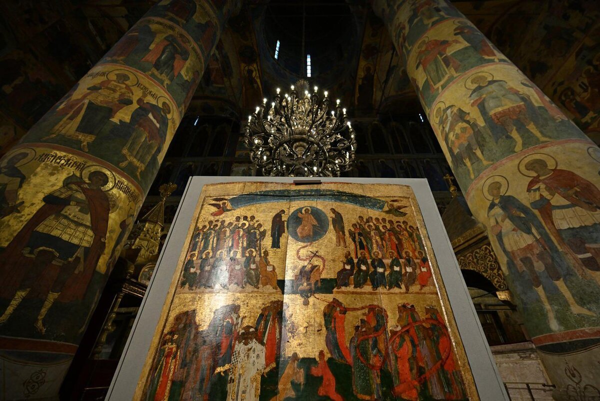 "Страшный суд" в Успенском соборе Московского Кремля. Пелагия Тихонова / @РИА Новости 