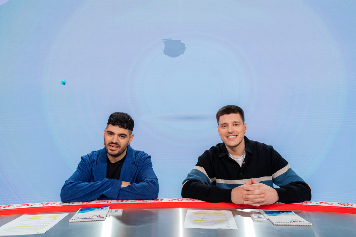 Ведущие шоу «Культура для всех»: Роман Каграманов и Иван Кокорин