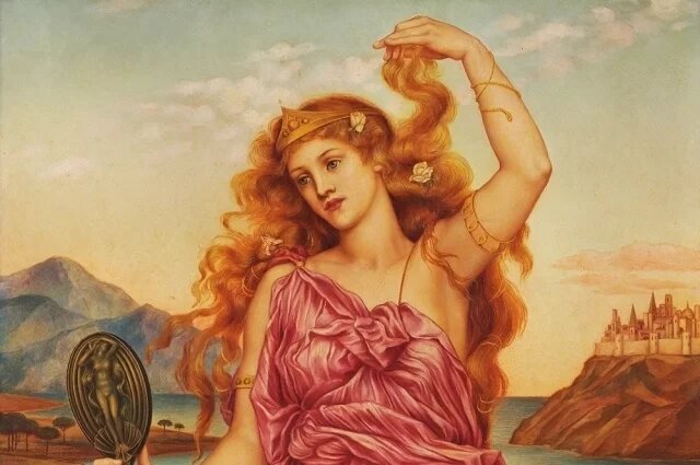    Елена Прекрасная. Картина 1898 г. работы Эвелин де Морган