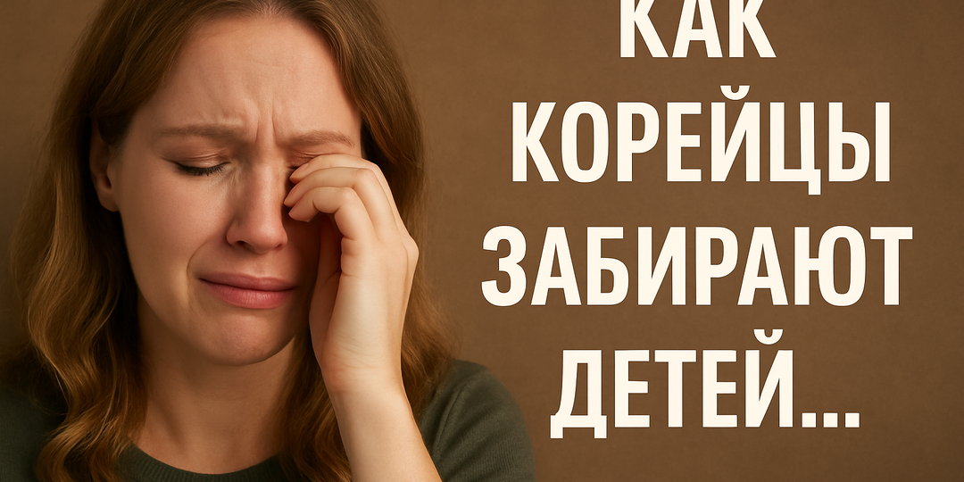 Как в Корее забирают детей после развода.