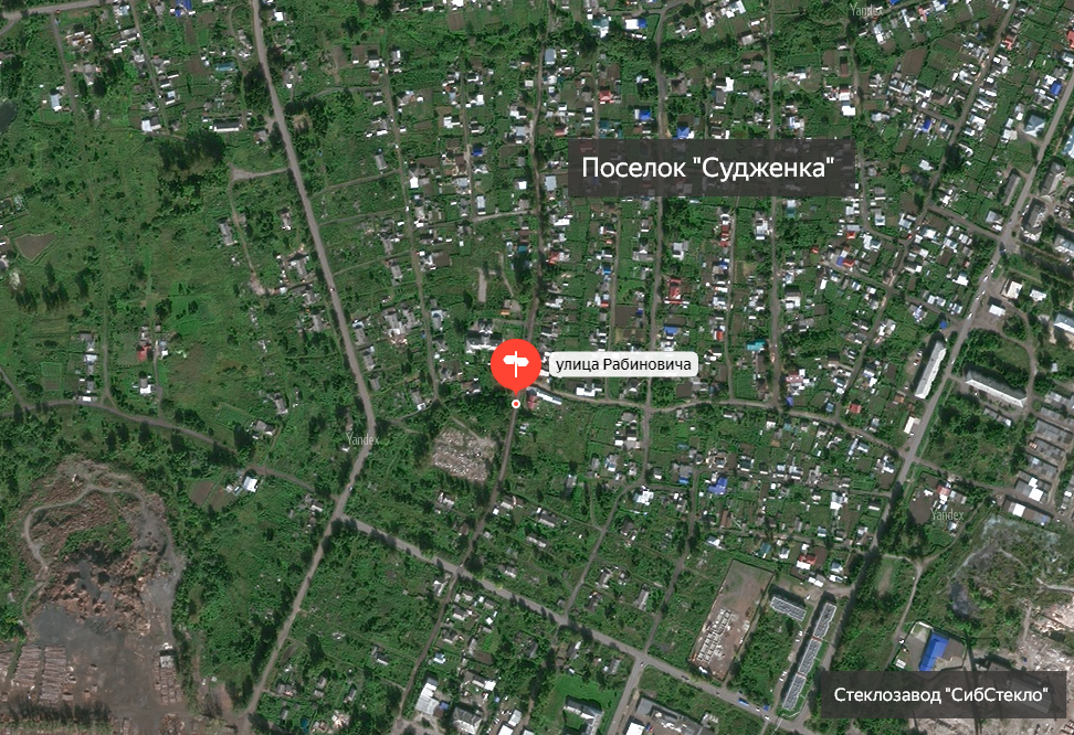 Улица Михаила Рабиновича на карте города (источник фото: https://yandex.ru/maps/)