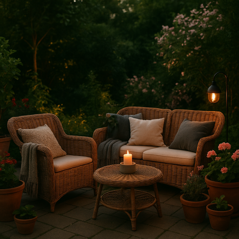    Секреты идеального садового декора: как сочетать ротанг и терракоту для создания уютного уголка вашей мечты Loza