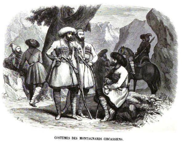 Черкесы. Шарль-Мишель Жоффруа (1819—1882)