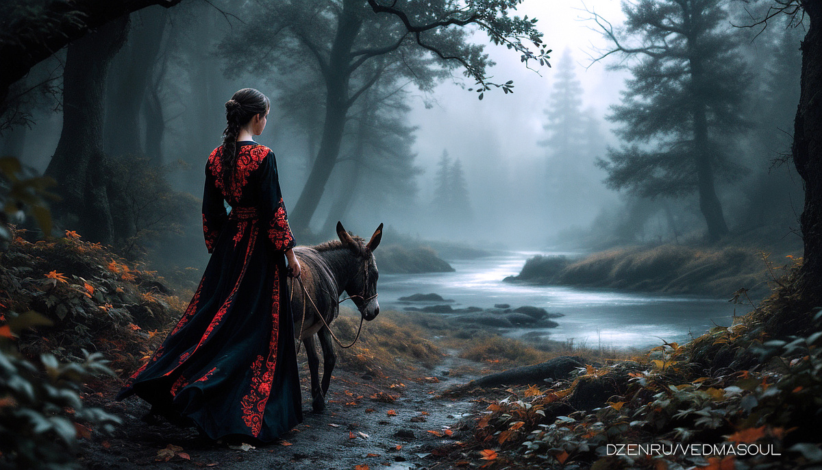 Авторское изображение @vedmasoul. Cгенерировано ИИ. Морок, подавление воли, ритуал