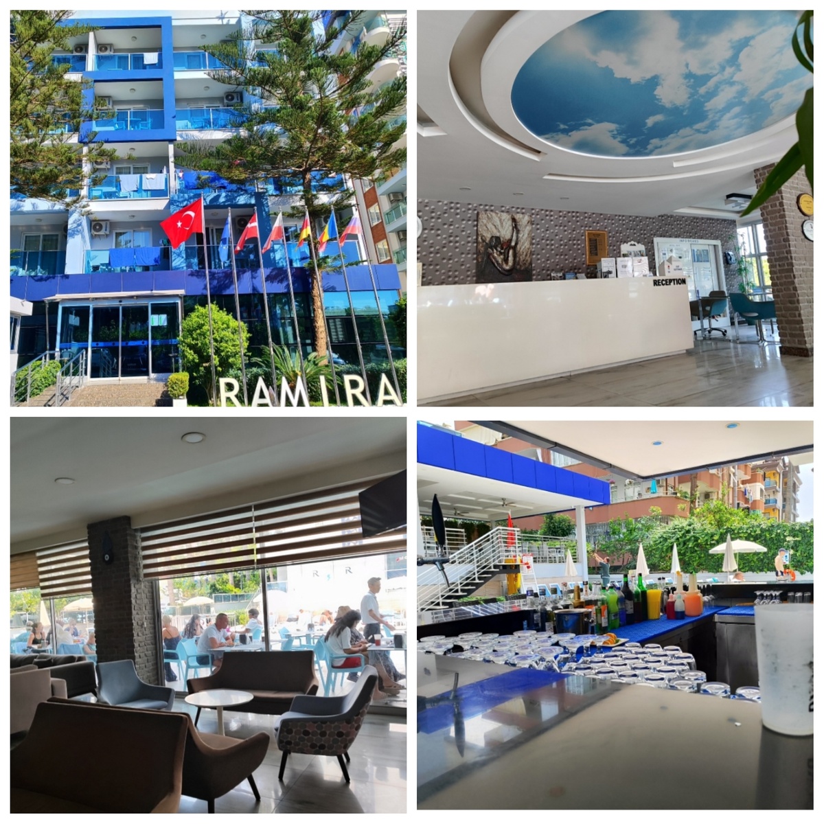 Ресепшен  и бар Kleopatra Ramira Hotel 4*Турция Аланья