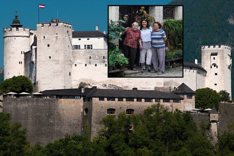 Семья Визер живет в городской достопримечательности - крепости Хоэнзальцбург