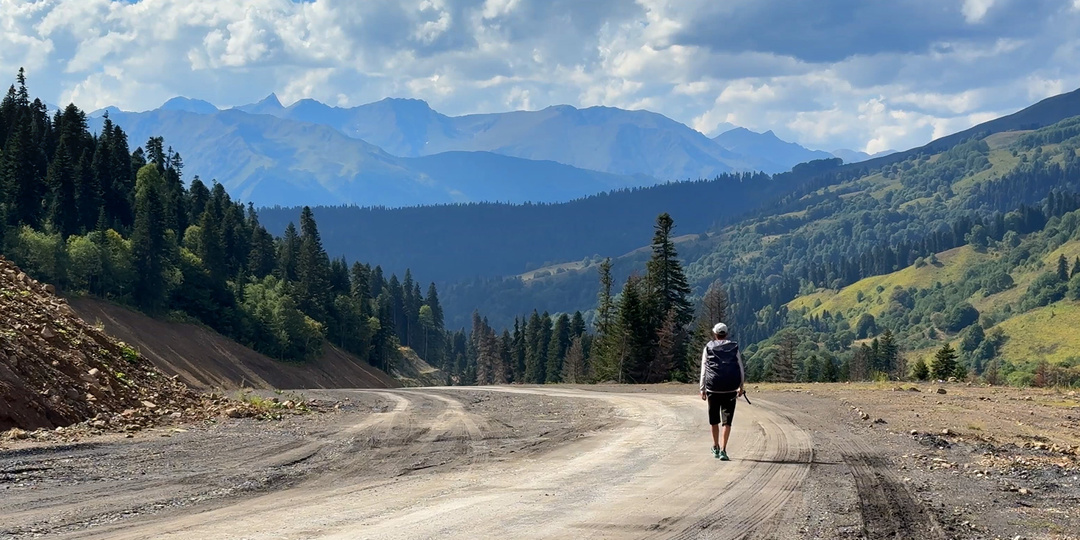 Переход из Карачаево-Черкесии в Краснодарский край по Кавказской тропе.
