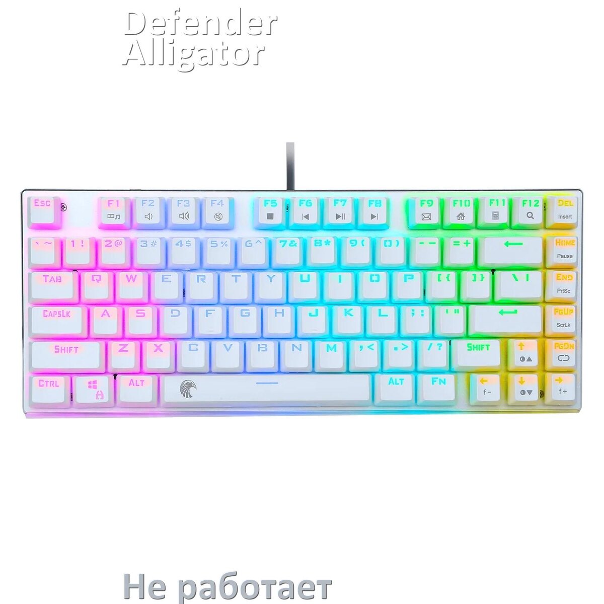 
Почему не работает клавиатура Defender Alligator на компьютере и не печатает