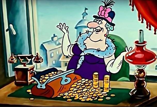 
Кадр из мультфильма "Приключения поросёнка Фунтика"