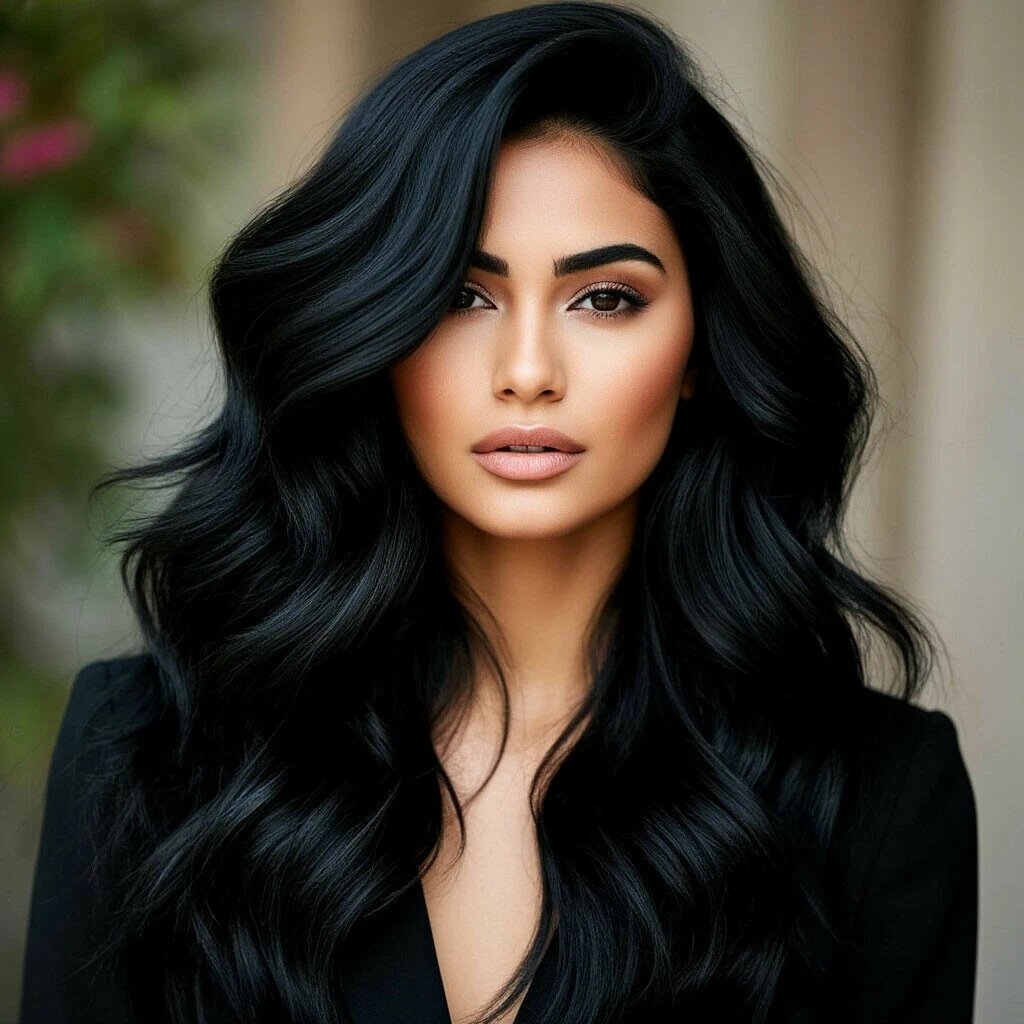 1. Черный цвет волос.