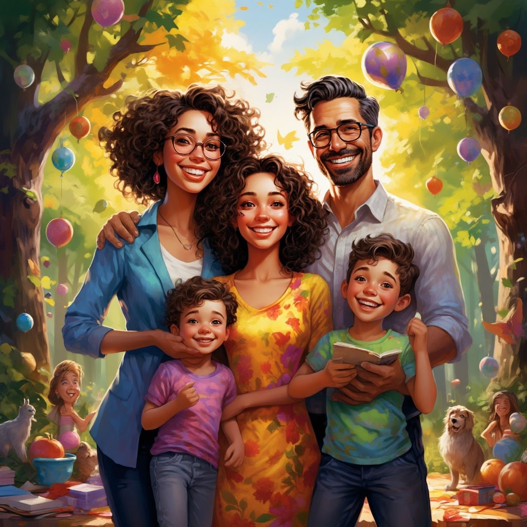 счастливая семья