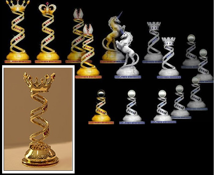 На фото: набор «Jewel Royale» - одни из самых дорогих шахмат в мире. Созданы из бриллиантов, рубинов, сапфиров, черного и белого жемчуга. Автор - старейшая британская компания Boodles (официальный ювелирный дом многих королевских фамилий, в том числе рода Виндзоров). Источник: https://kulturologia.ru/blogs/170222/52600/