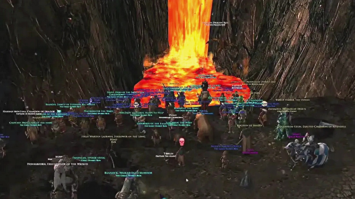 Кадр из игры Lord of the Rings Online